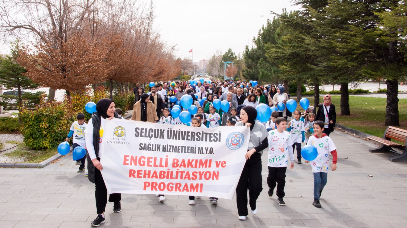 Selçuk Üniversitesinde 7. Geleneksel Otizm Farkındalık Etkinliği düzenlendi